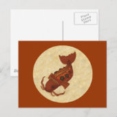 Steampunk Koi Briefkaart (Voorkant / Achterkant)