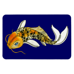 Steampunk Koi Premium Flexi Magnet Magneet
