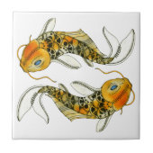 Steampunk Koi Tegeltje (Voorkant)