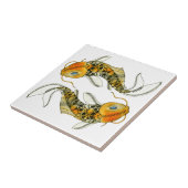 Steampunk Koi Tegeltje (Zijkant)