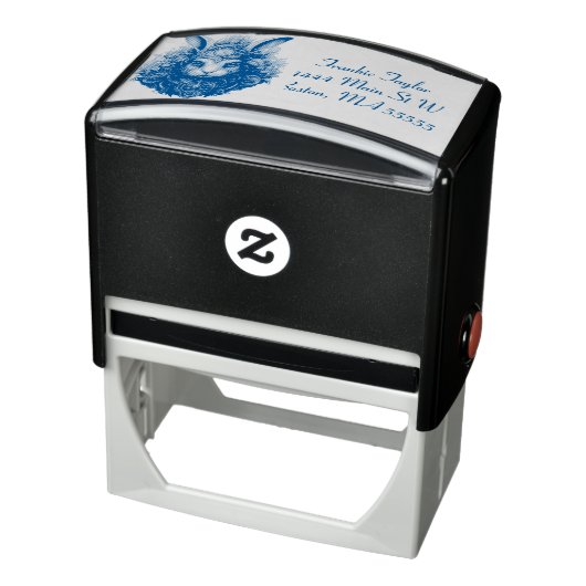 Steampunk Konijn Custom Zelfinktende Stempel (Product)