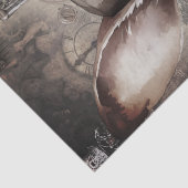 Steampunk Konijn Tissuepapier (Detail)