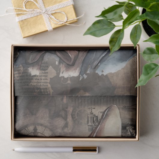Steampunk Konijn Tissuepapier (Geschenk)