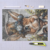 Steampunk Konijn Tissuepapier (Craft)