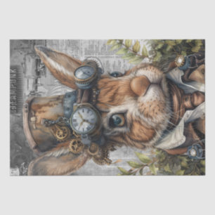 Steampunk Konijn Tissuepapier