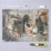 Steampunk Konijn Tissuepapier (Craft)