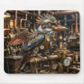Steampunk Kookaburra Muismat (Voorkant)