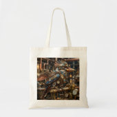 Steampunk Kookaburra Tote Bag (Voorkant)