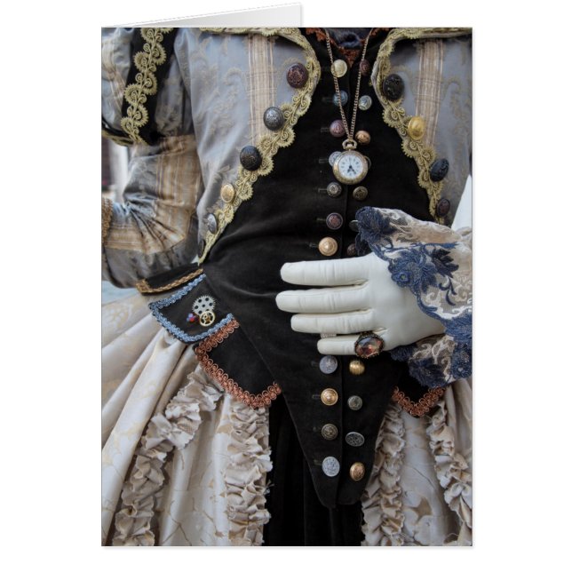 Steampunk korset, Carnaval, Venetië (Voorkant)