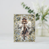 Steampunk Lady 105 Briefkaart (Staand voorkant)