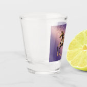 Steampunk Lady & Horse Shot glass Shot Glas (Links)