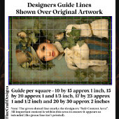 Steampunk Lady in Pet, Ivy & Birds DK3R Decoupage Tissuepapier