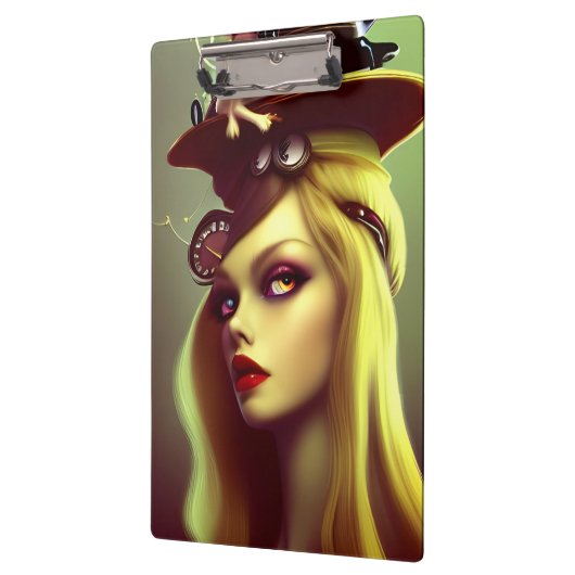 Steampunk Lady Klembord (Links)