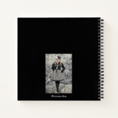  Steampunk Lady Plato Quote Black Journal Notitieboek (Achterkant)