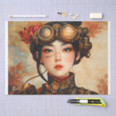 Steampunk Lady Tissuepapier (Craft)