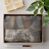 Steampunk Lady, Victoriaans vrouw Ephemera Tissuepapier (Geschenk)