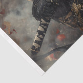 Steampunk Lady Warrior Tissuepapier (Detail)