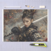 Steampunk Lady Warrior Tissuepapier (Craft)