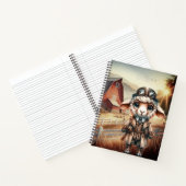 Steampunk Lamb Spiral Notitieboek (Binnen)