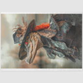 Steampunk Lederen Dragen Alligator Decoupage Tissuepapier (Voorkant)