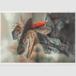 Steampunk Lederen Dragen Alligator Decoupage Tissuepapier