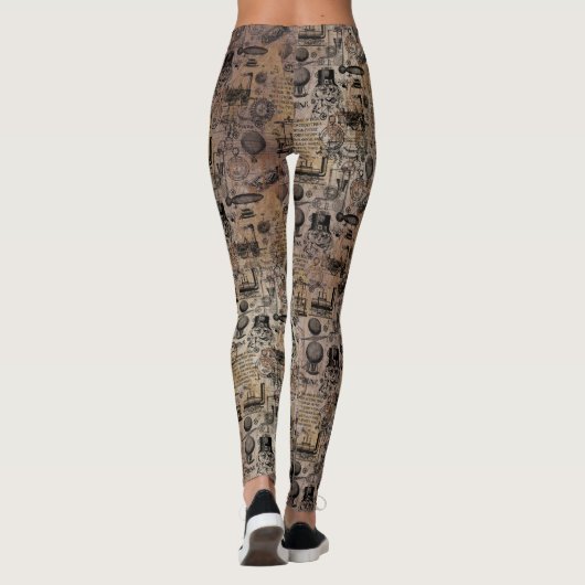  Steampunk Leggings (Achterkant)