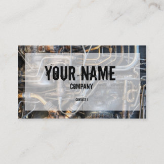 Steampunk-leidingbuizen Visitekaartje