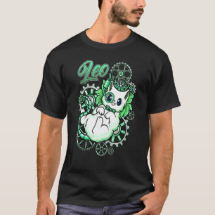 Steampunk Leo Geïnspireerd Steampunk Leeuw Gerelat T-shirt