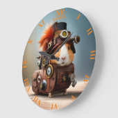 Steampunk Leuke Guinee Pig Rusty Fantasy Grote Klok (Hoek)