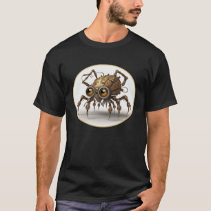 Steampunk Leuke Spin Retro Scifi Mechanische Toest T-shirt