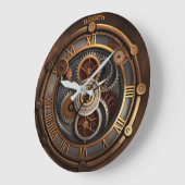 Steampunk Leuke Wandklok Rusty Fantasy (Hoek)