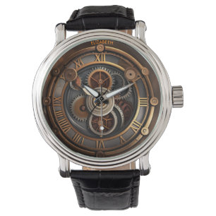 Steampunk Leuke Wandklok Rusty Fantasy Horloge