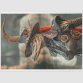 Steampunk Levendige Captivating Alligator Decoupag Tissuepapier (Voorkant)