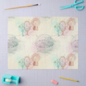 Steampunk Lichten, Microfoons en Wijzerplaten op G Tissuepapier (Craft)