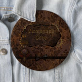Steampunk Liefde 2 Ronde Button 6,0 Cm (In situ)