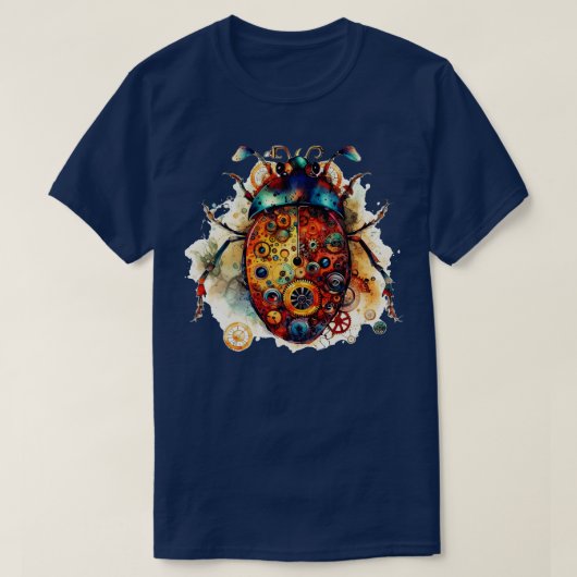 Steampunk lieveheersbeestje t-shirt (Design voorkant)