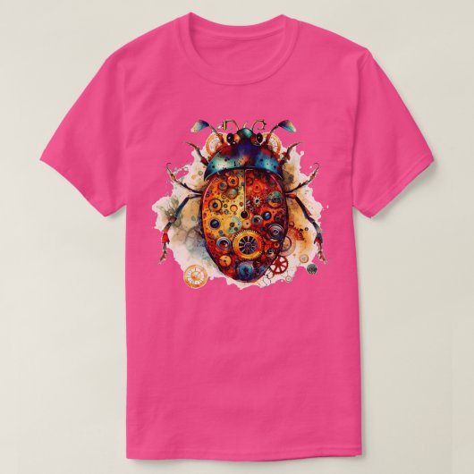 Steampunk lieveheersbeestje t-shirt (Design voorkant)