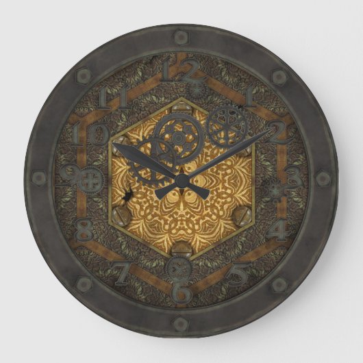 Steampunk-Lijsten met gezicht Grote Klok (Voorkant)