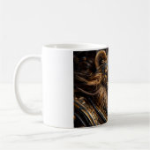 Steampunk Lion Koffiemok (Links)