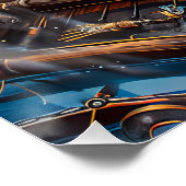 Steampunk Lion Perfect Poster (Hoek)