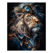 Steampunk Lion Perfect Poster (Voorkant)