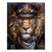 Steampunk Lion Perfect Poster (Voorkant)