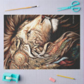 Steampunk Lion Tissuepapier (Craft)