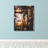 Steampunk - Loodbuizen Canvas Afdruk (Insitu (Houten vloer))