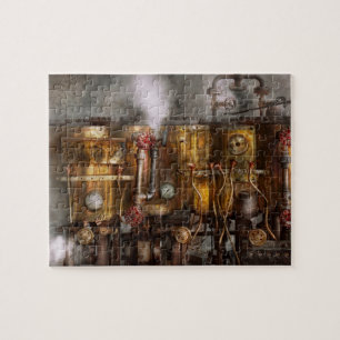 Steampunk - Loodgietersbuizen - Destilleertoestell Legpuzzel