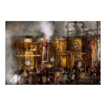 Steampunk - Loodgietersbuizen - Destilleertoestell