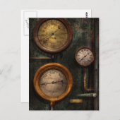 Steampunk - Loodgietersbuizen - Succes bij het ver Briefkaart (Voorkant / Achterkant)