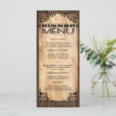 Steampunk  Look Slim Dinner Menu (Staand voorkant)