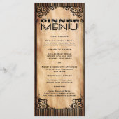 Steampunk  Look Slim Dinner Menu (Voorkant)