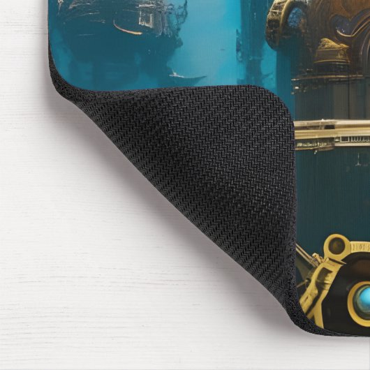 Steampunk Lost City of Atlantis Muismat (Hoek)